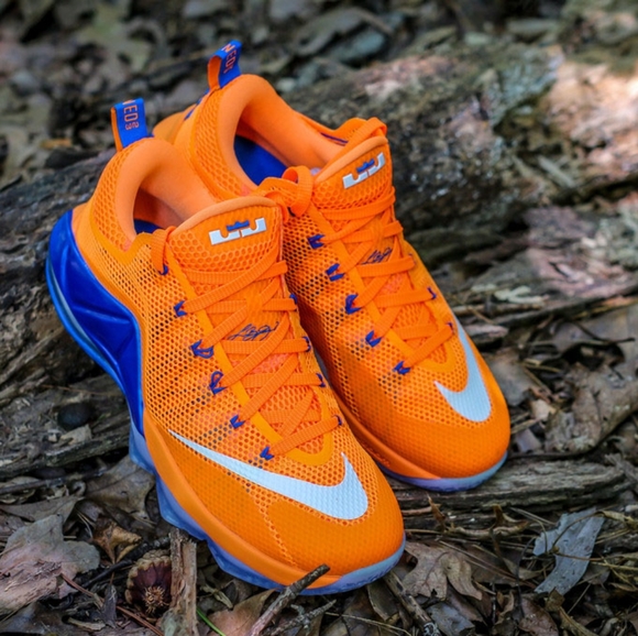 Nike Other - Nike Lebron XII Low Hardwood Classic citrus